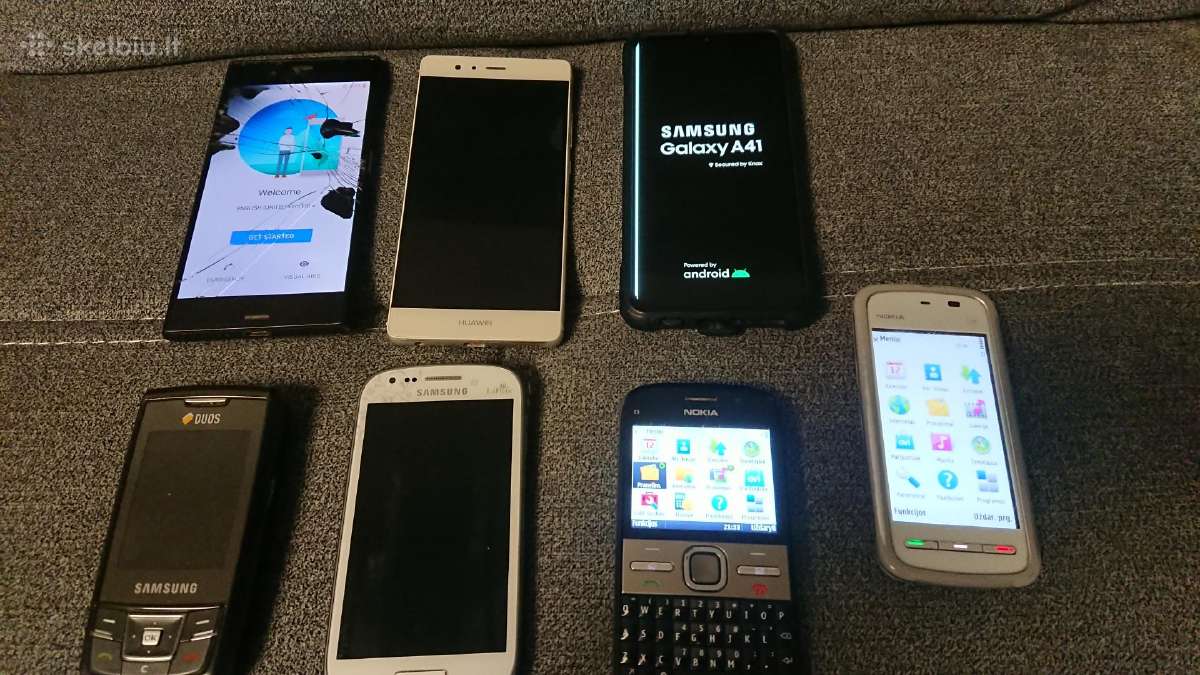 Naudoti telefonai
