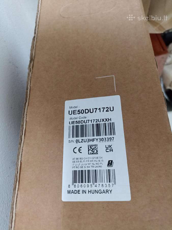 Parduodu naują televizorių Samsung Smart TV 125 cm