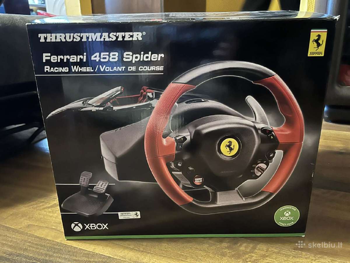 Žaidimų vairas Thrustmaster Ferrari 458 Spider - nuotraukos Nr. 2