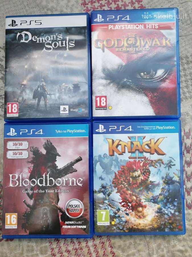 Sony Playstation 4 ir Playstation 5 zaidimai
