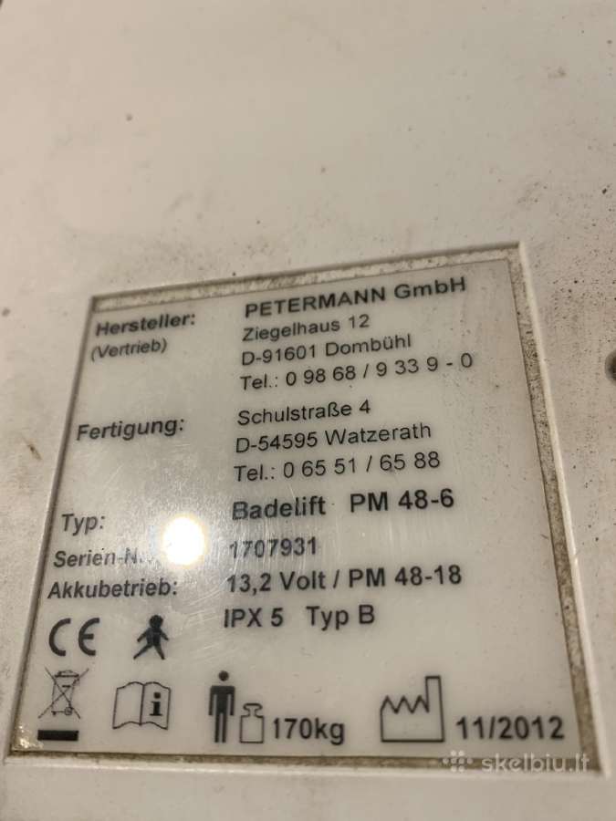 Keltuvas- neįgaliems. Petermann - nuotraukos Nr. 3