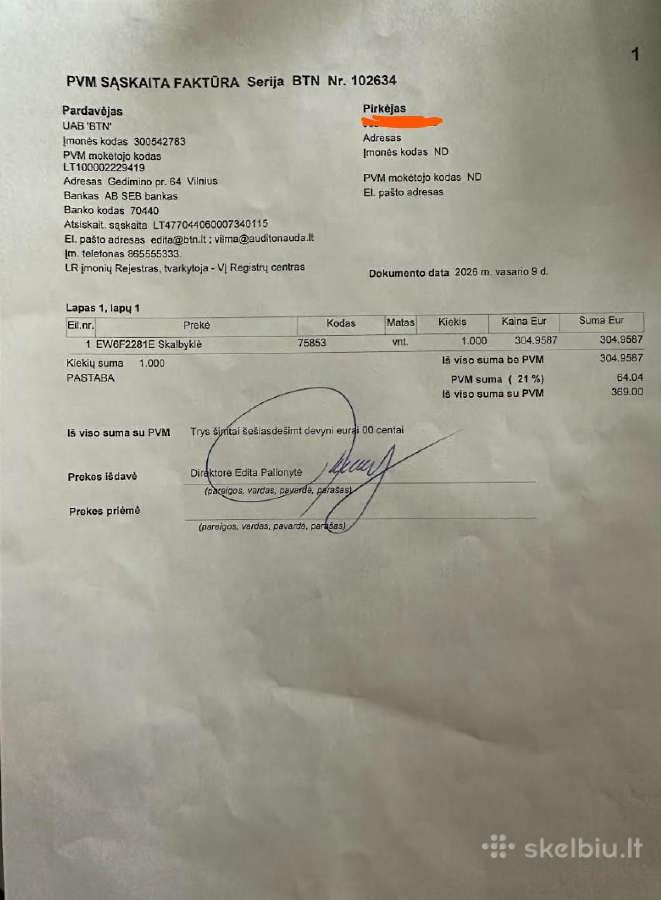 Beveik nauja skalbimo mašina (su garantija) - nuotraukos Nr. 3