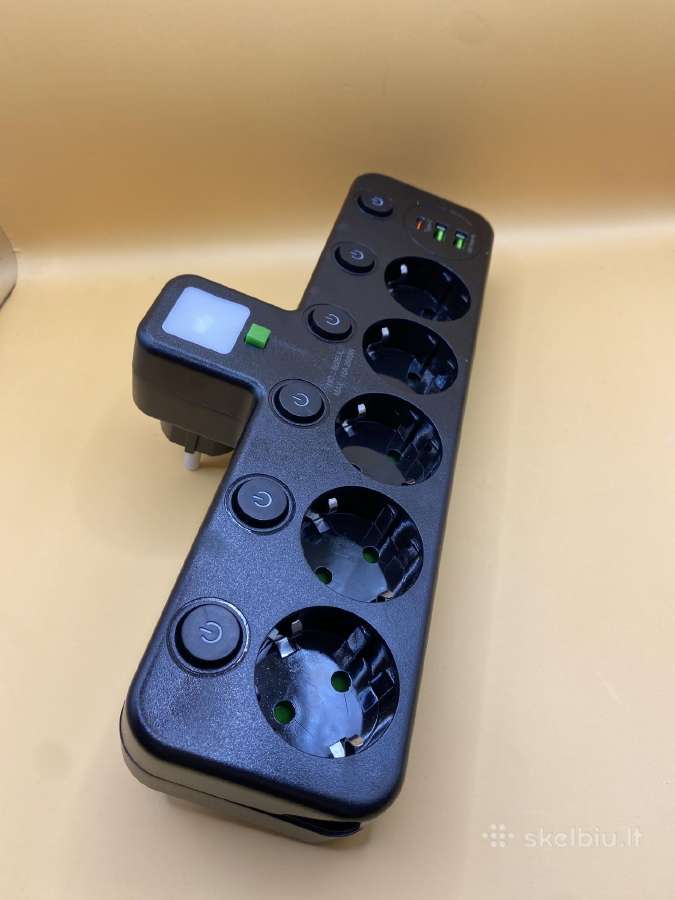 Išmanus prailgintuvas su Usb/ C jungtimis ir atski - nuotraukos Nr. 2