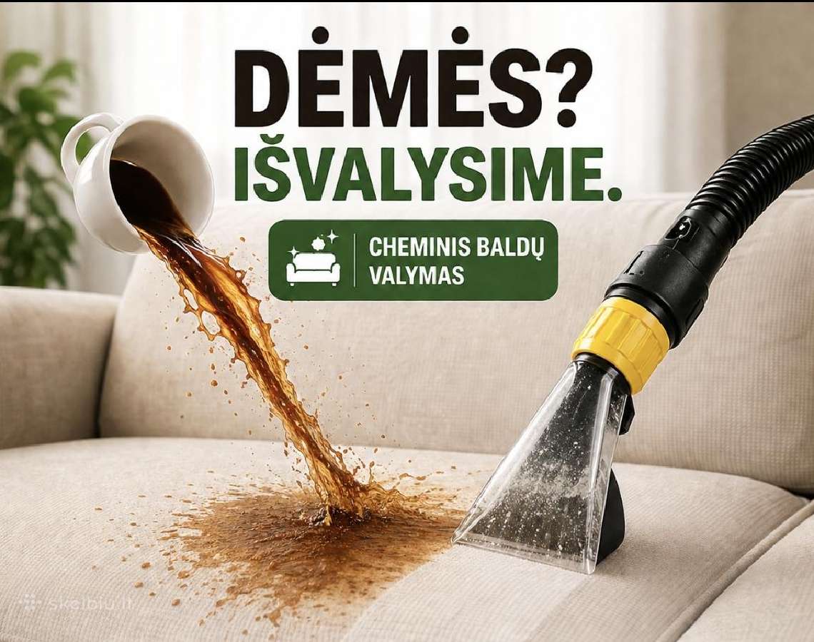 Cheminis Baldų Valymas Vilniuje