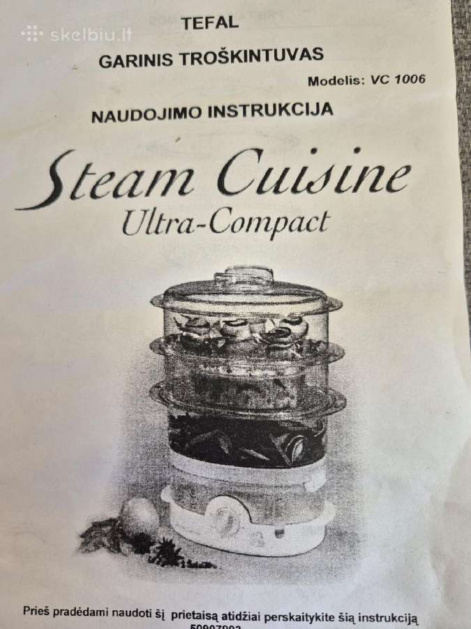Garinis troškintuvas"tefal". - nuotraukos Nr. 7