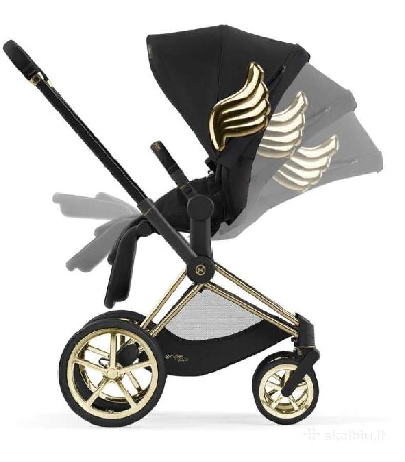 Vežimėlis Cybex Priam V4 Jeremy Scott Wings 2in1 - nuotraukos Nr. 3