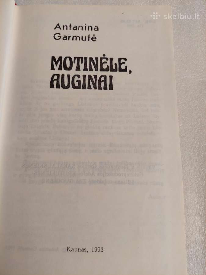 Motinėle, auginai - nuotraukos Nr. 2
