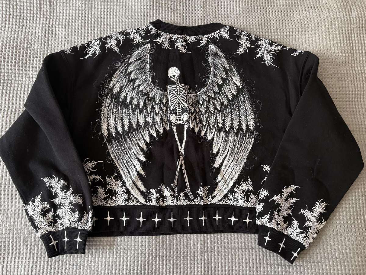 Skeletas su sparnais džemperis - nuotraukos Nr. 3