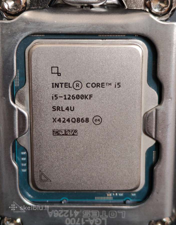 Intel Core i5-12600kf 6p/4e/16t Procesorius