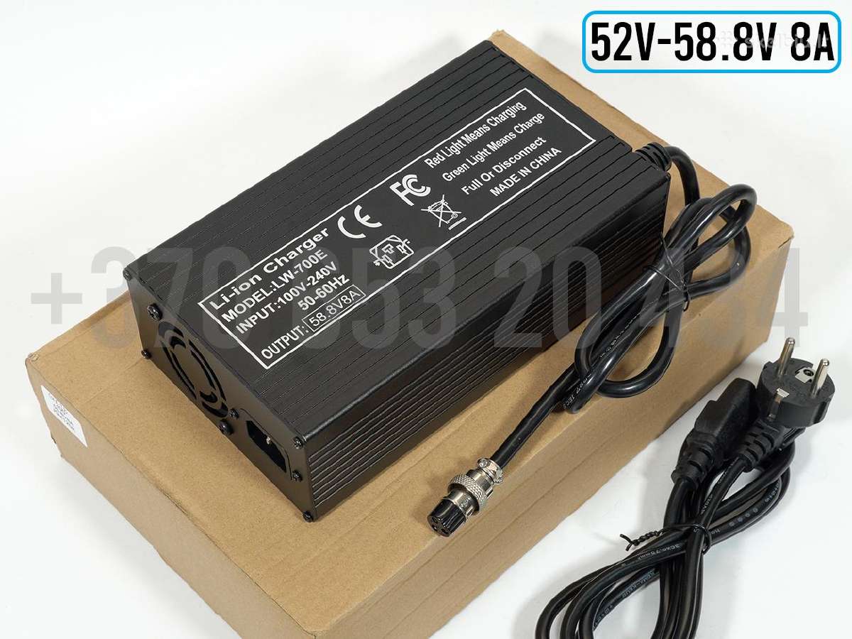 52v 58.8v 3a pakrovėjas paspirtuko Zero 10x Vsett - nuotraukos Nr. 3