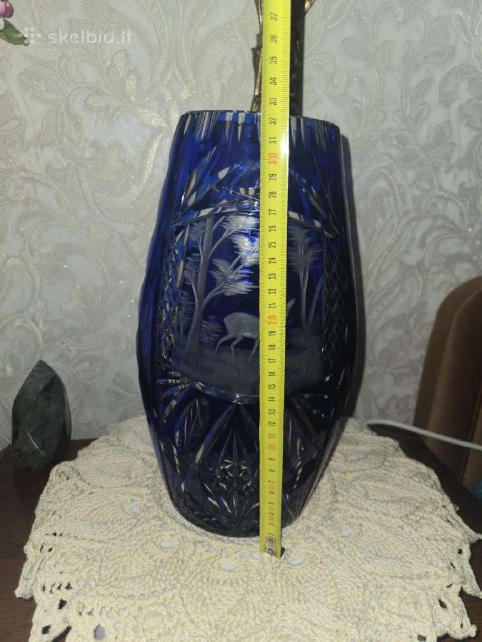 Kobolto Krištolinio Vaza - nuotraukos Nr. 6