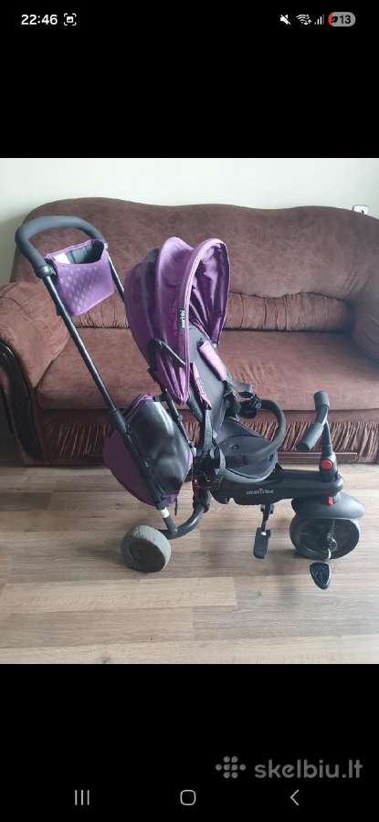 Smartrike 8 in 1 vežimėlis triratukas - nuotraukos Nr. 3