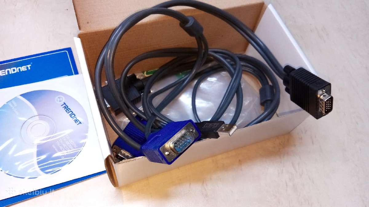 2-port Usb Kvm Switch Kit - Trendnet Tk-207k - nuotraukos Nr. 3