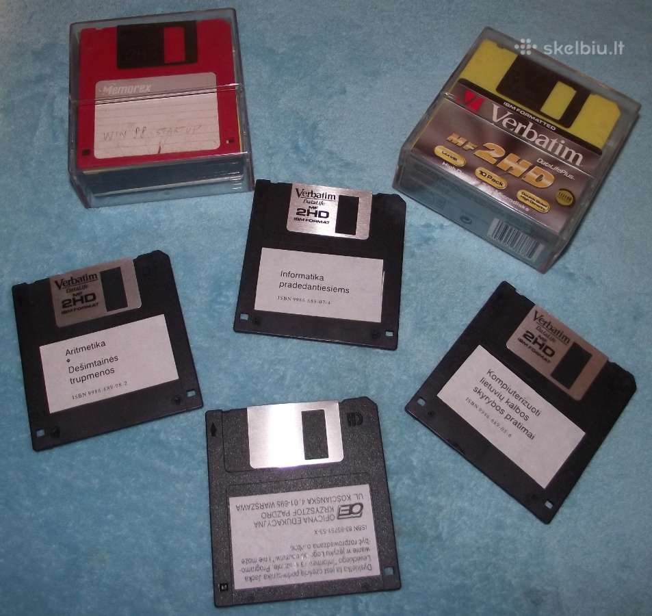 3,5 colio 1,44 MB talpos flopikai - nuotraukos Nr. 5