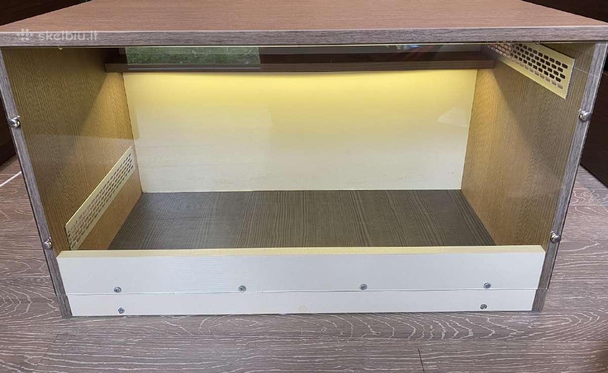 Terariumas 80x40x47.5 su LED ir pakeliamu dangčiu - nuotraukos Nr. 8