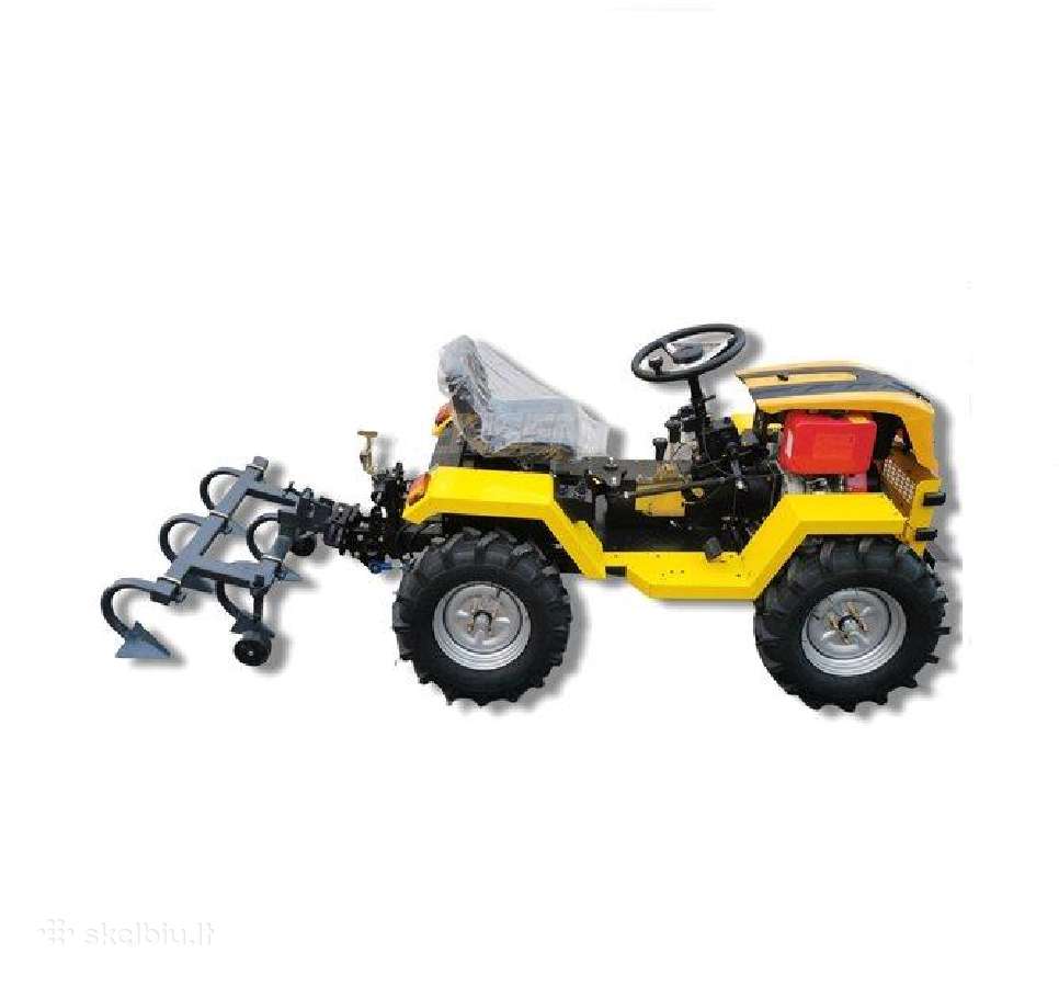 Mini traktorius 4x4 dyzelinas/benzinas - nuotraukos Nr. 5