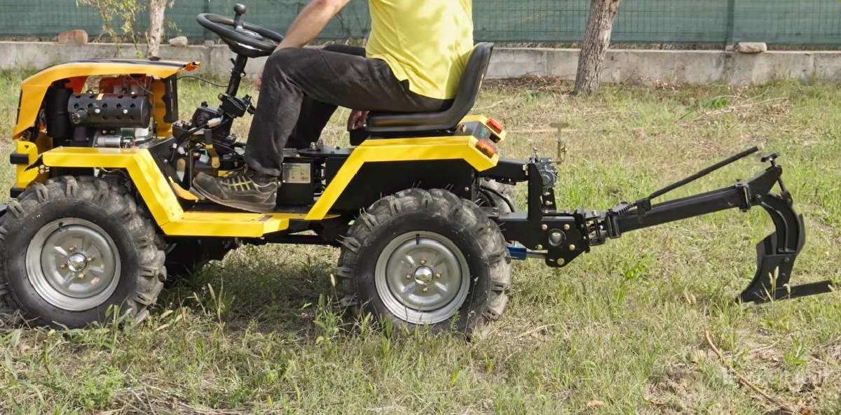 Mini traktorius 4x4 dyzelinas/benzinas - nuotraukos Nr. 8
