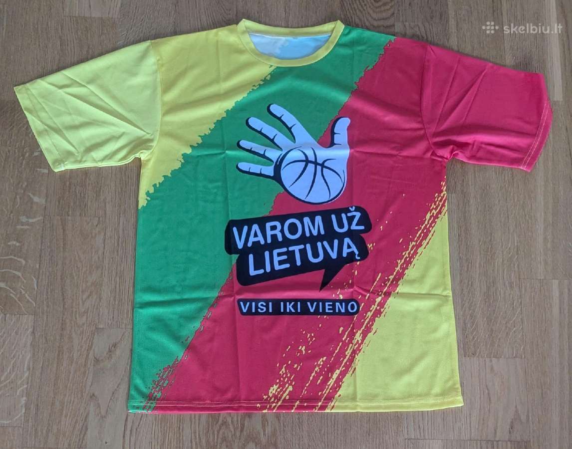 Sirgaliaus marškinėliai Varom už Lietuvą