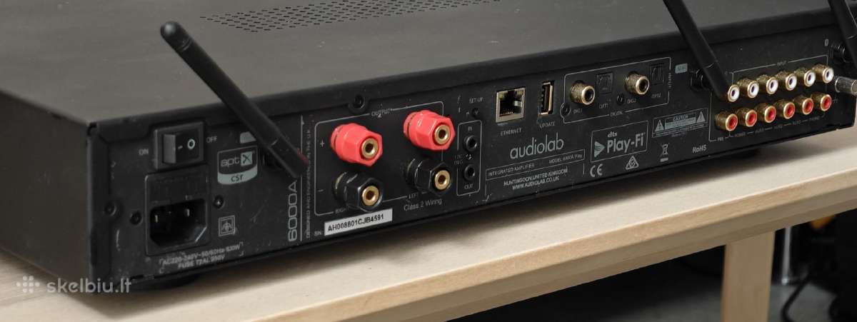 Audiolab 6000a play amp pre amp streamer - nuotraukos Nr. 5
