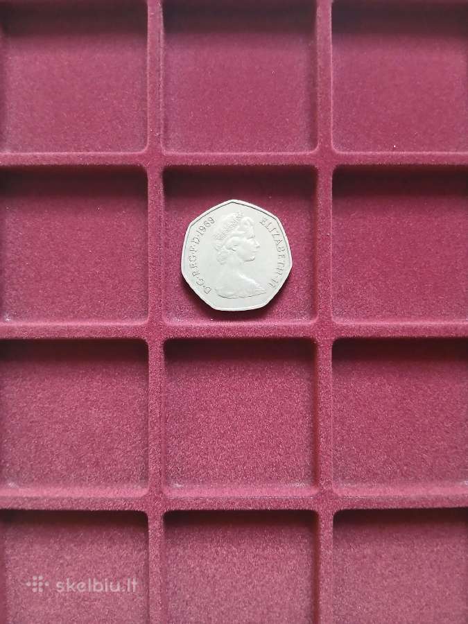 UK 1969 New 50 centai - nuotraukos Nr. 2