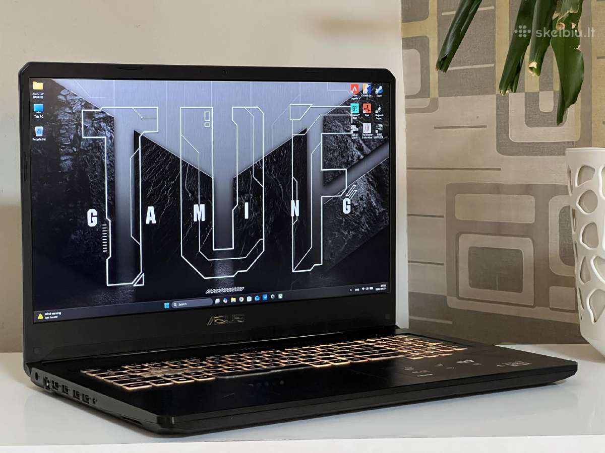 Parduodamas Asus Tuf su Gtx 1660ti, 17.3 120hz. - nuotraukos Nr. 2