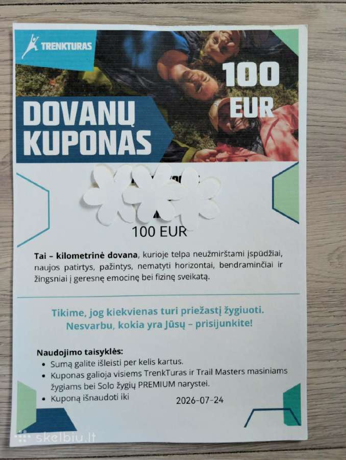 Dovanų kuponas žygiams