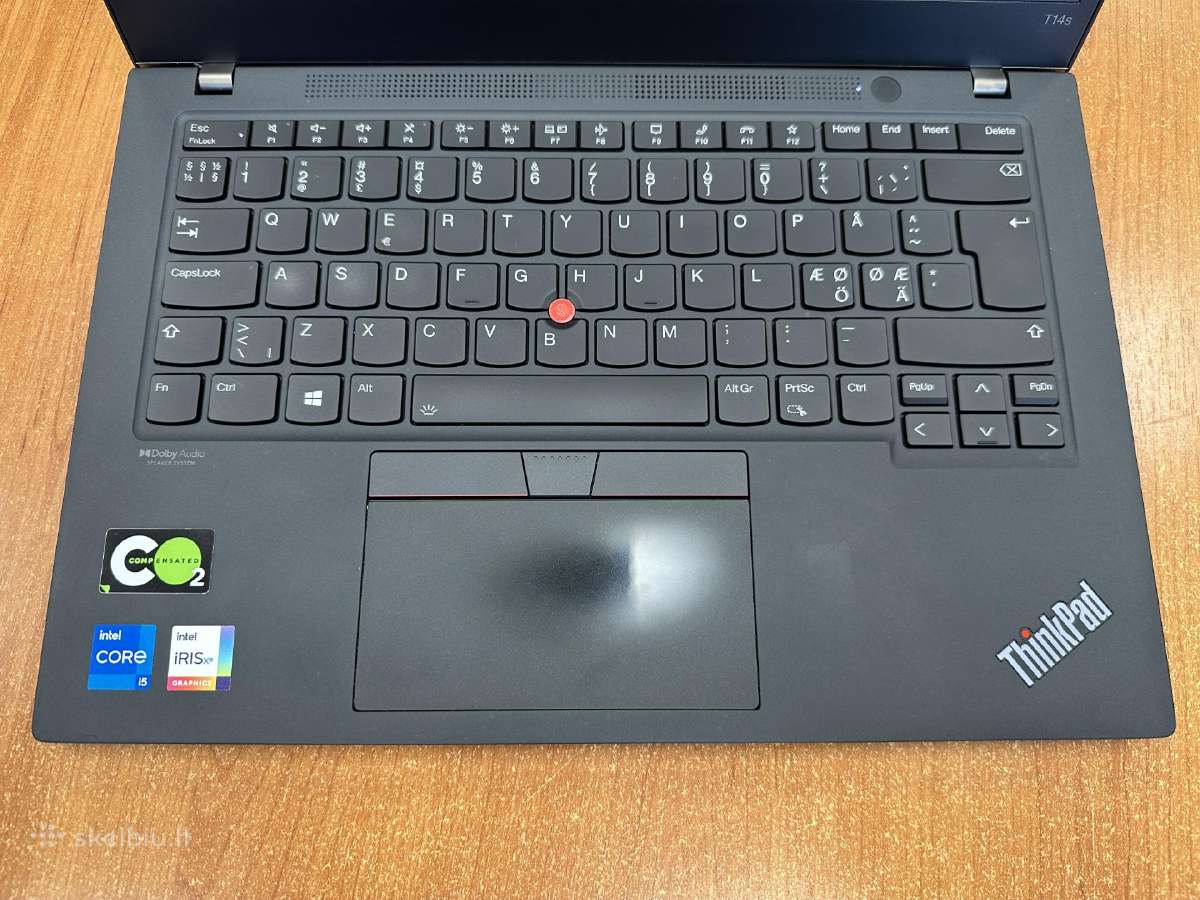 Lenovo Thinkpad T14s Gen 2 i5/256/8gb - nuotraukos Nr. 3