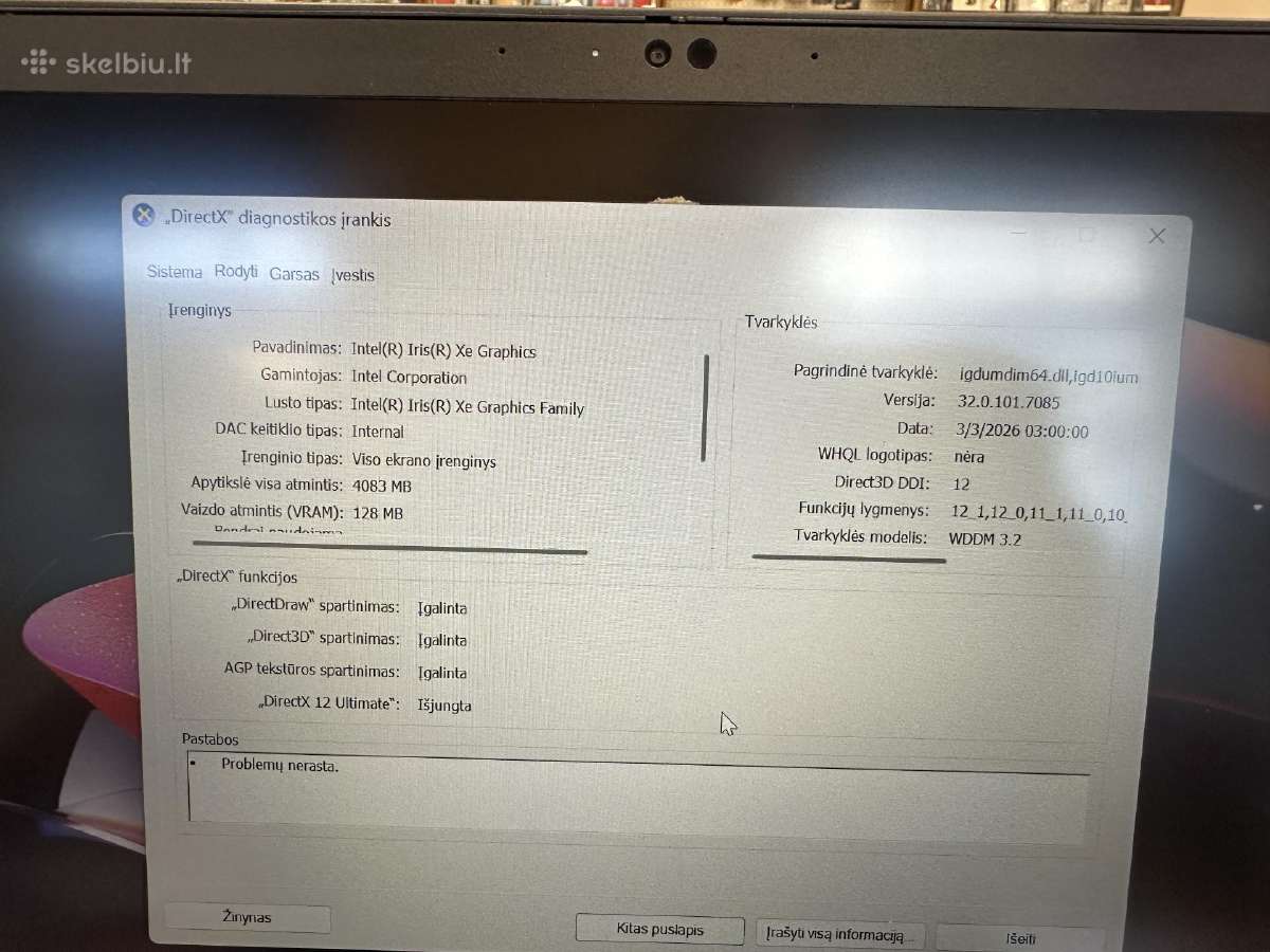 Lenovo Thinkpad T14s Gen 2 i5/256/8gb - nuotraukos Nr. 5