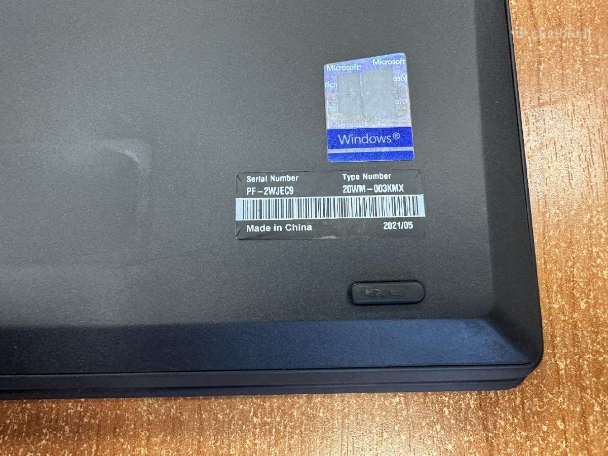 Lenovo Thinkpad T14s Gen 2 i5/256/8gb - nuotraukos Nr. 8