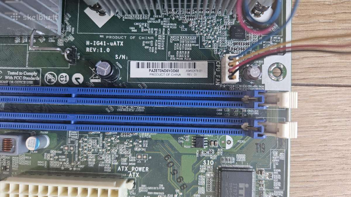 Pagrindinė plokste Hp H-ig41-uatx, su Intel proc. - nuotraukos Nr. 3