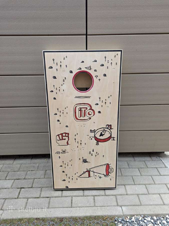 Cornhole Žaidimas su Jūsų pasirinkta spauda - nuotraukos Nr. 10