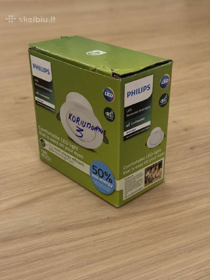 Philips Diamond Cut Ultra 2.2w 3000k 400lm - nuotraukos Nr. 6