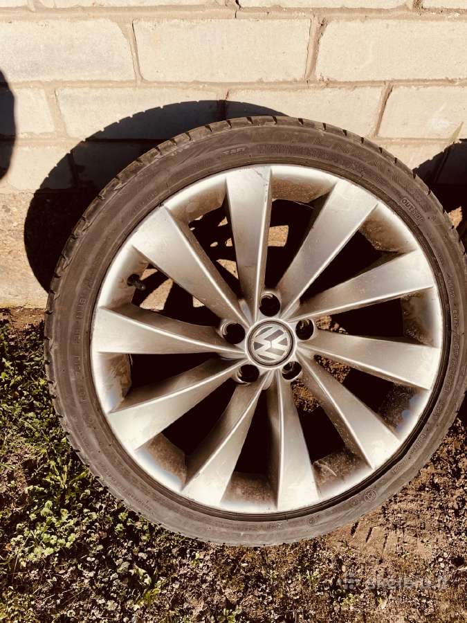 Org Oem VW Turbinos Stiliaus Ratlankiai R18 - nuotraukos Nr. 2