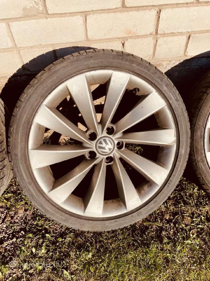 Org Oem VW Turbinos Stiliaus Ratlankiai R18 - nuotraukos Nr. 4