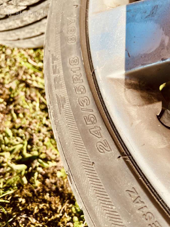 Org Oem VW Turbinos Stiliaus Ratlankiai R18 - nuotraukos Nr. 8
