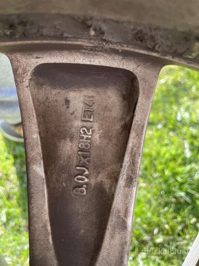 Org Oem VW Turbinos Stiliaus Ratlankiai R18 - nuotraukos Nr. 9