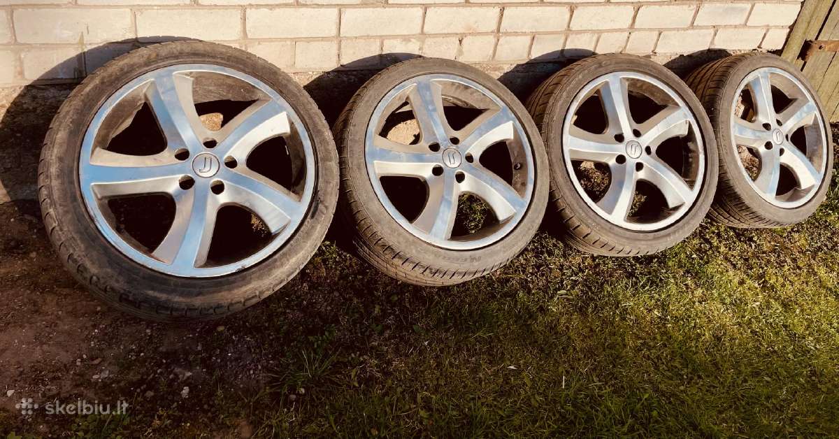 Audi VW Vag 5x112 R18 Ratlankiai su padangom