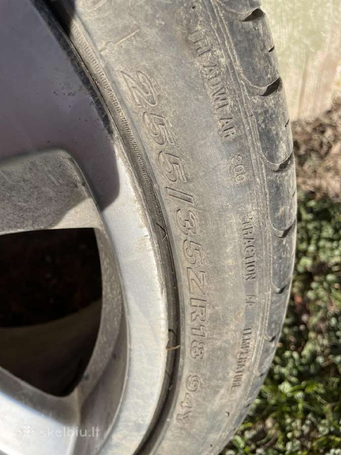 Audi VW Vag 5x112 R18 Ratlankiai su padangom - nuotraukos Nr. 10