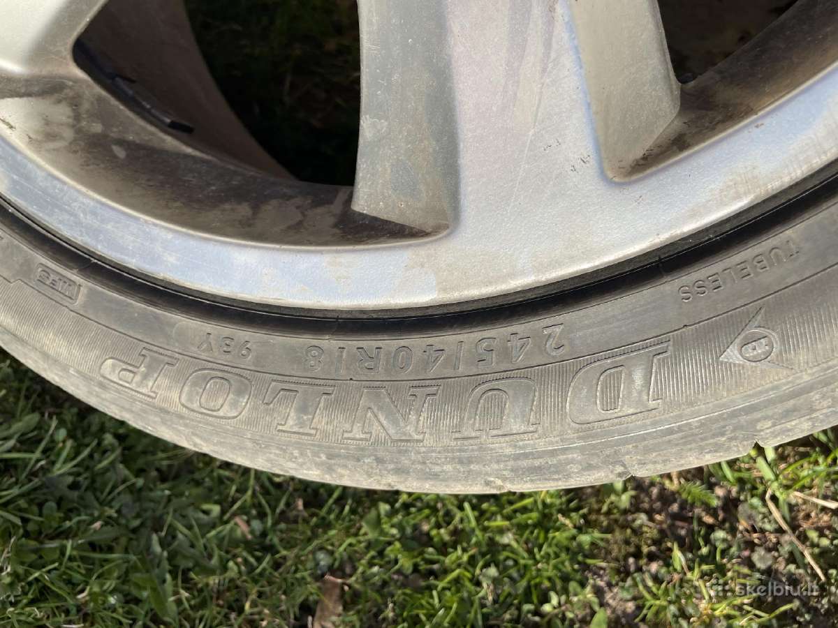 Audi VW Vag 5x112 R18 Ratlankiai su padangom - nuotraukos Nr. 13