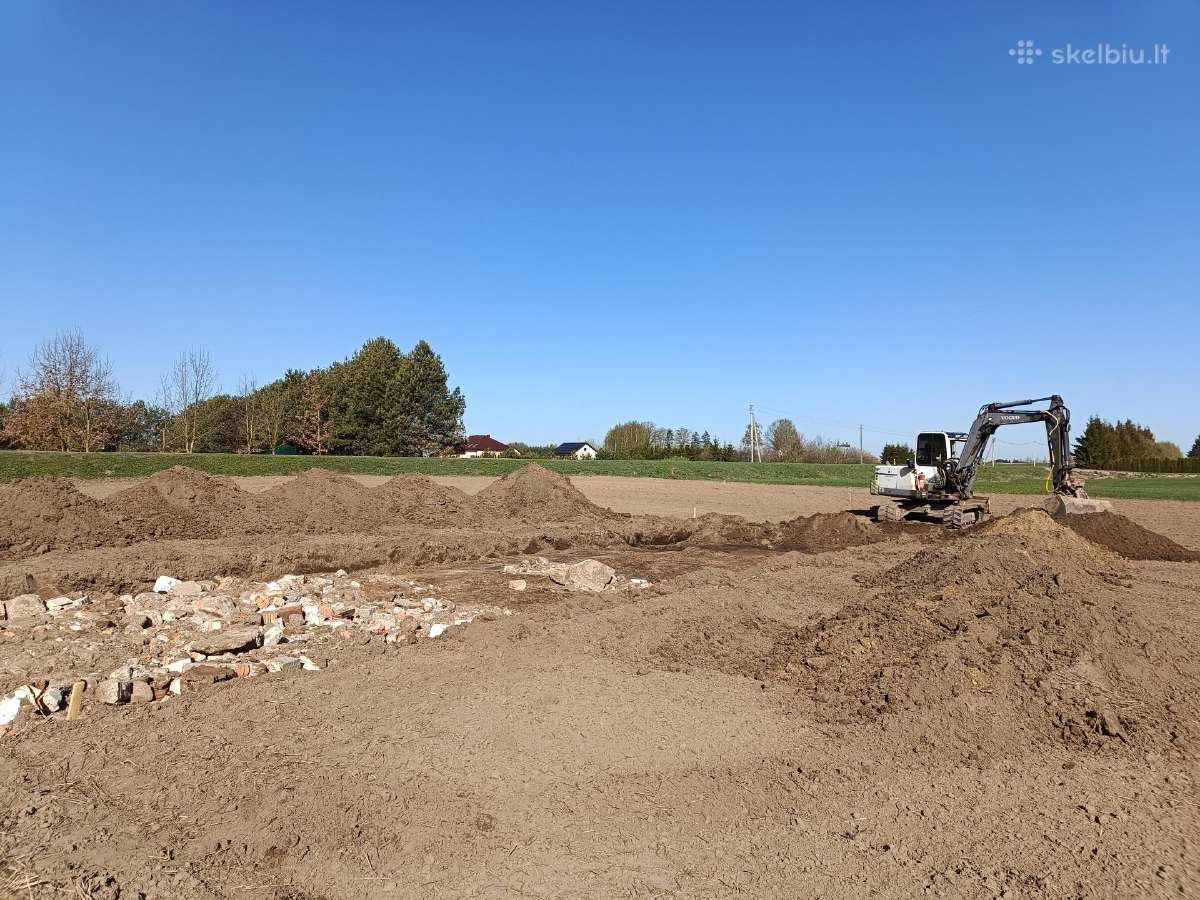 Ekskavatoriaus paslaugos-žemės ir statybos darbai - nuotraukos Nr. 15