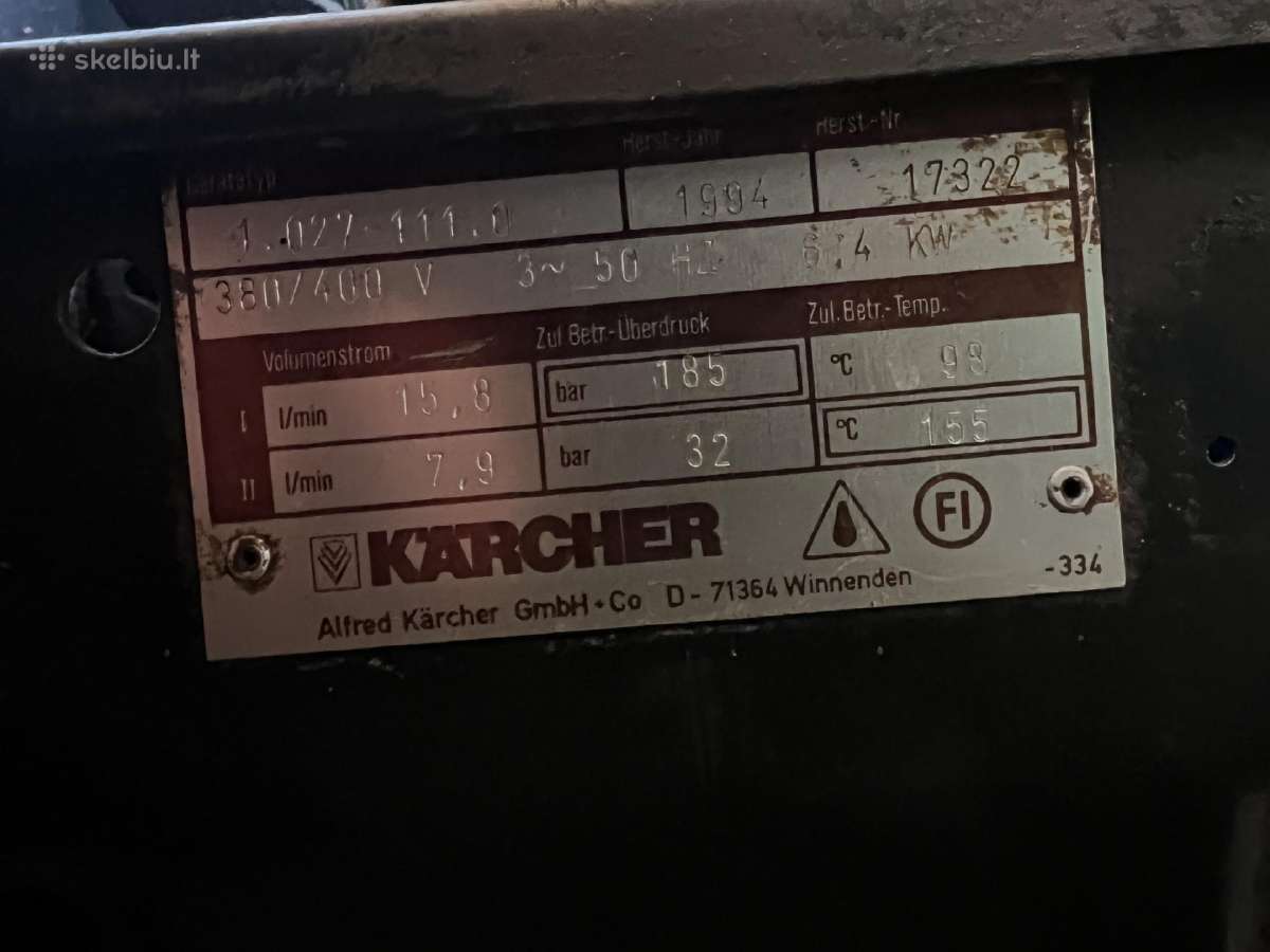 Karcher hds 995 - nuotraukos Nr. 4