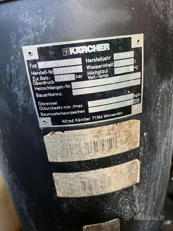Karcher hds 995 - nuotraukos Nr. 5