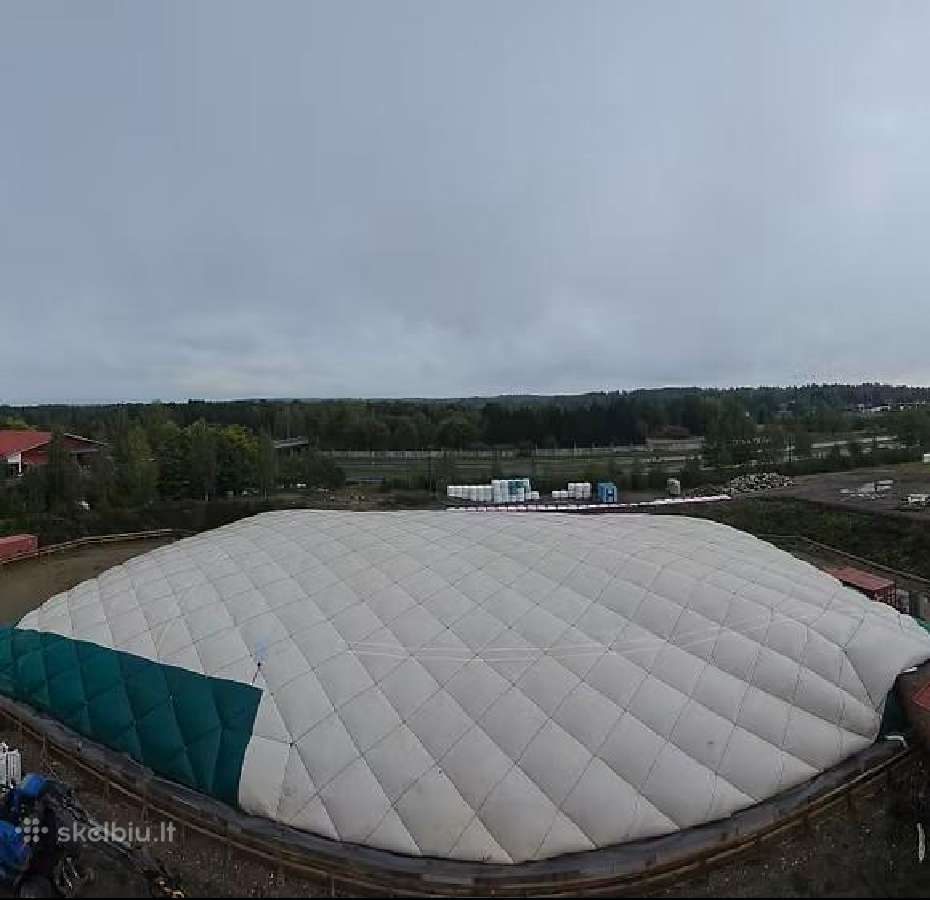 Overpressure hall, pneumatic hall, 36mx54m= 1944m2