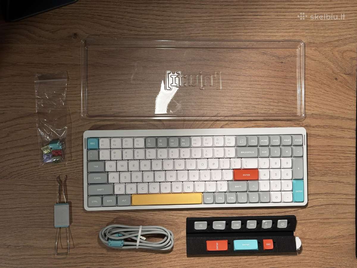 Nuphy air96 v2 mechaninė žemo profilio klaviatūra