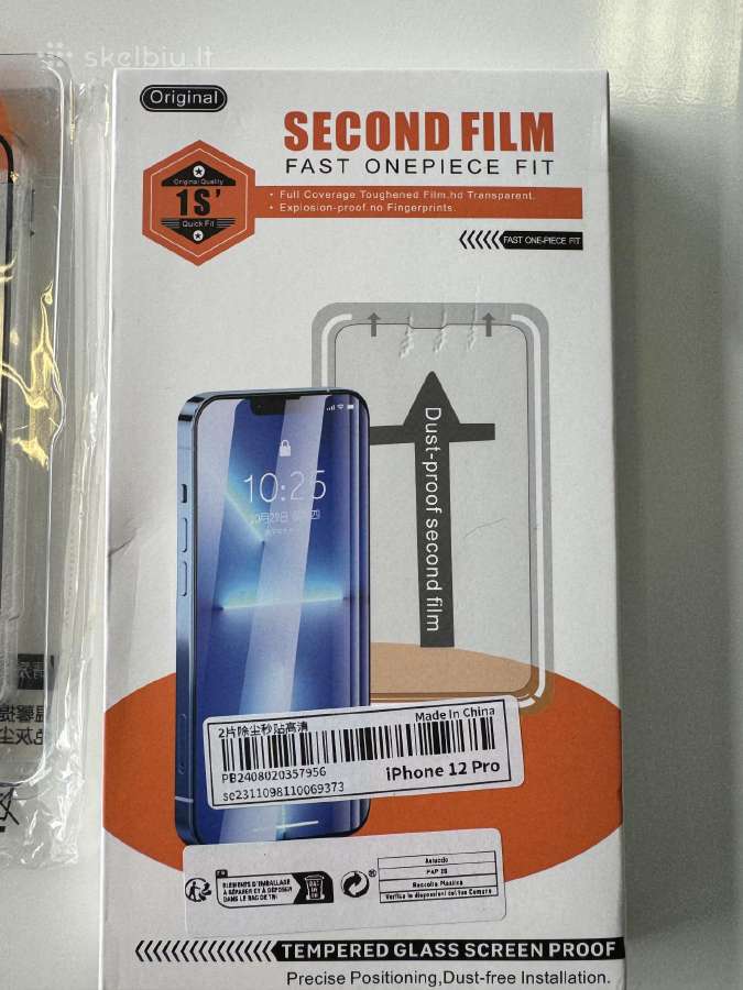 Ekrano apsauginis stiklas iPhone 12 Pro