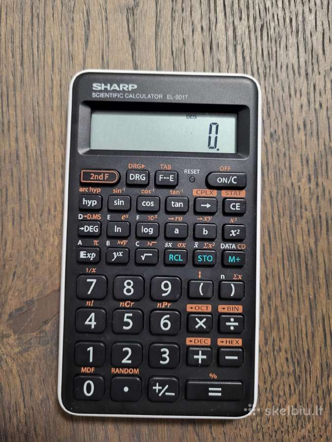 Sharp El-501t scientific calculator