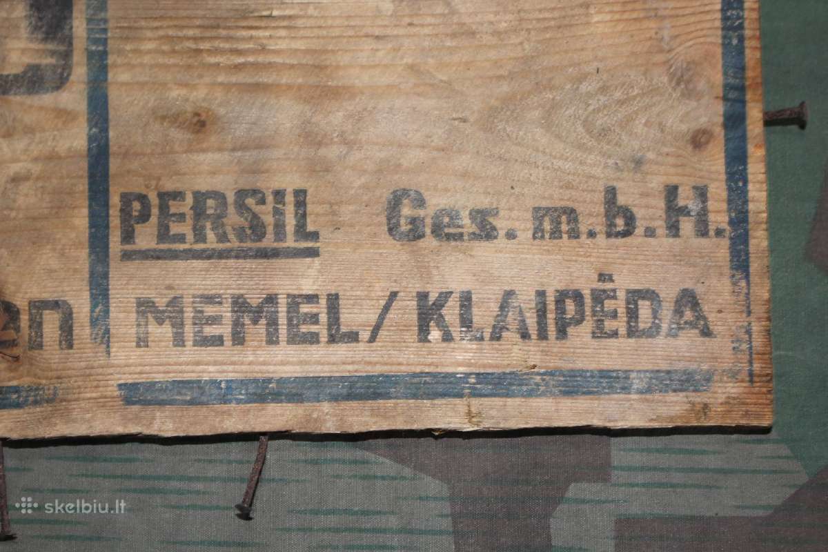 Memel Klaipėda Persil skalbimo milteliu dėžė dalis - nuotraukos Nr. 2