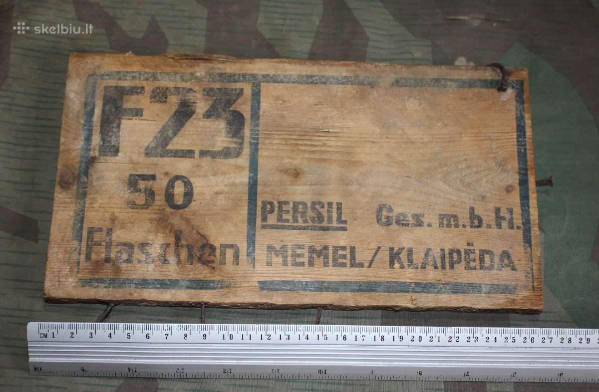 Memel Klaipėda Persil skalbimo milteliu dėžė dalis - nuotraukos Nr. 5