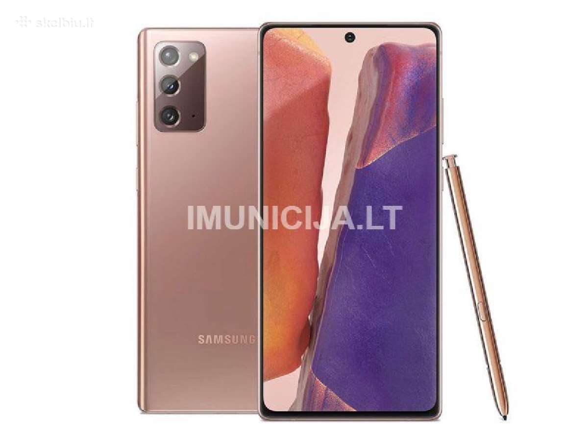 Samsung Galaxy Note20 5G + 3 mėn. garantija
