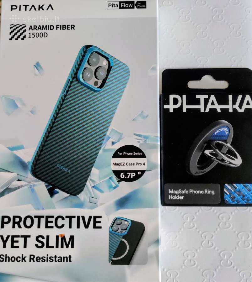 Pitaka iPhone 15 Pro Max 16 Pro Max Dėklai Žiedas